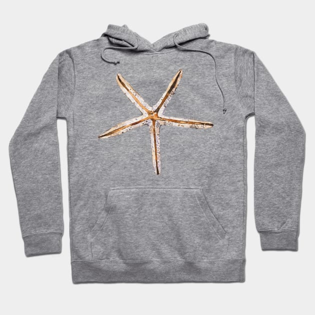 Blonde starfish Hoodie by peggieprints